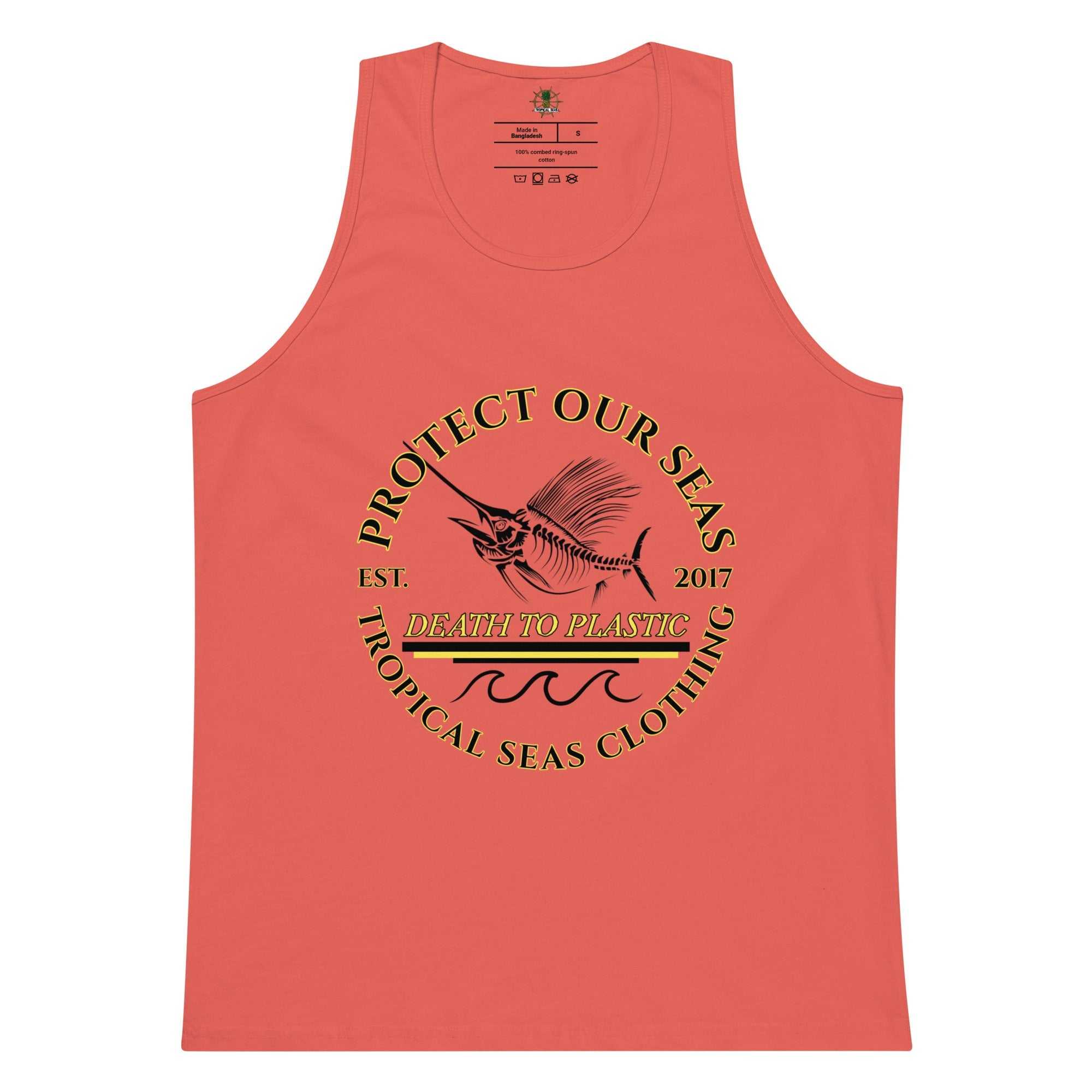 Men’s Premium Death to Plastic Tank Top - MENLL